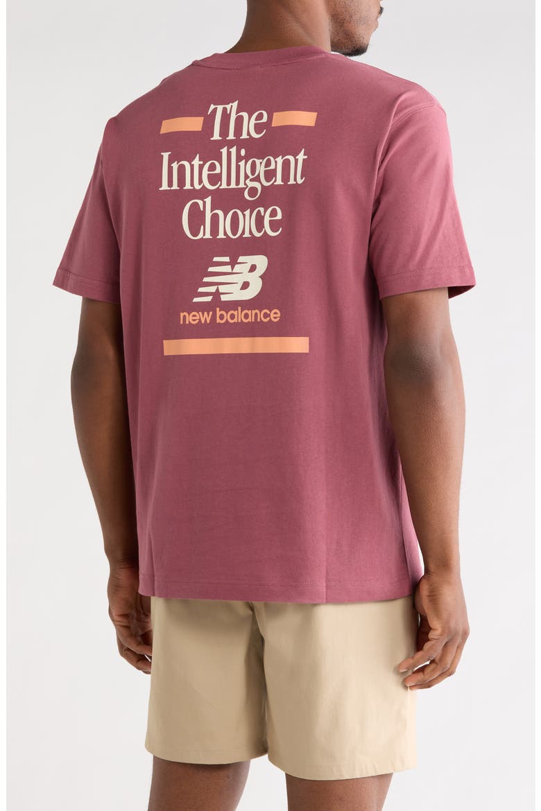Athletics Intelligent Choice Cotton Graphic T-Shirt, Alternate, color, WASHED BURGUNDY