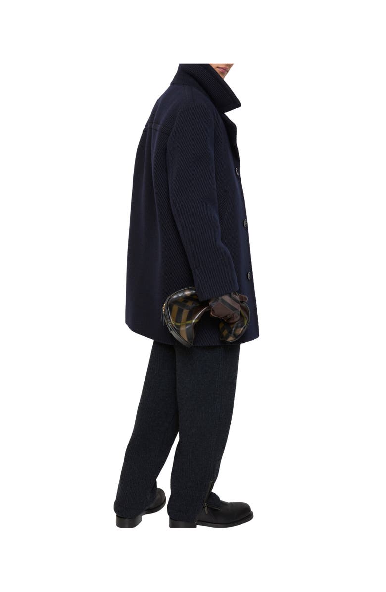 Burberry Wool Tailored Coat, Alternate, color, Nightshade Blue/Twilight Blue