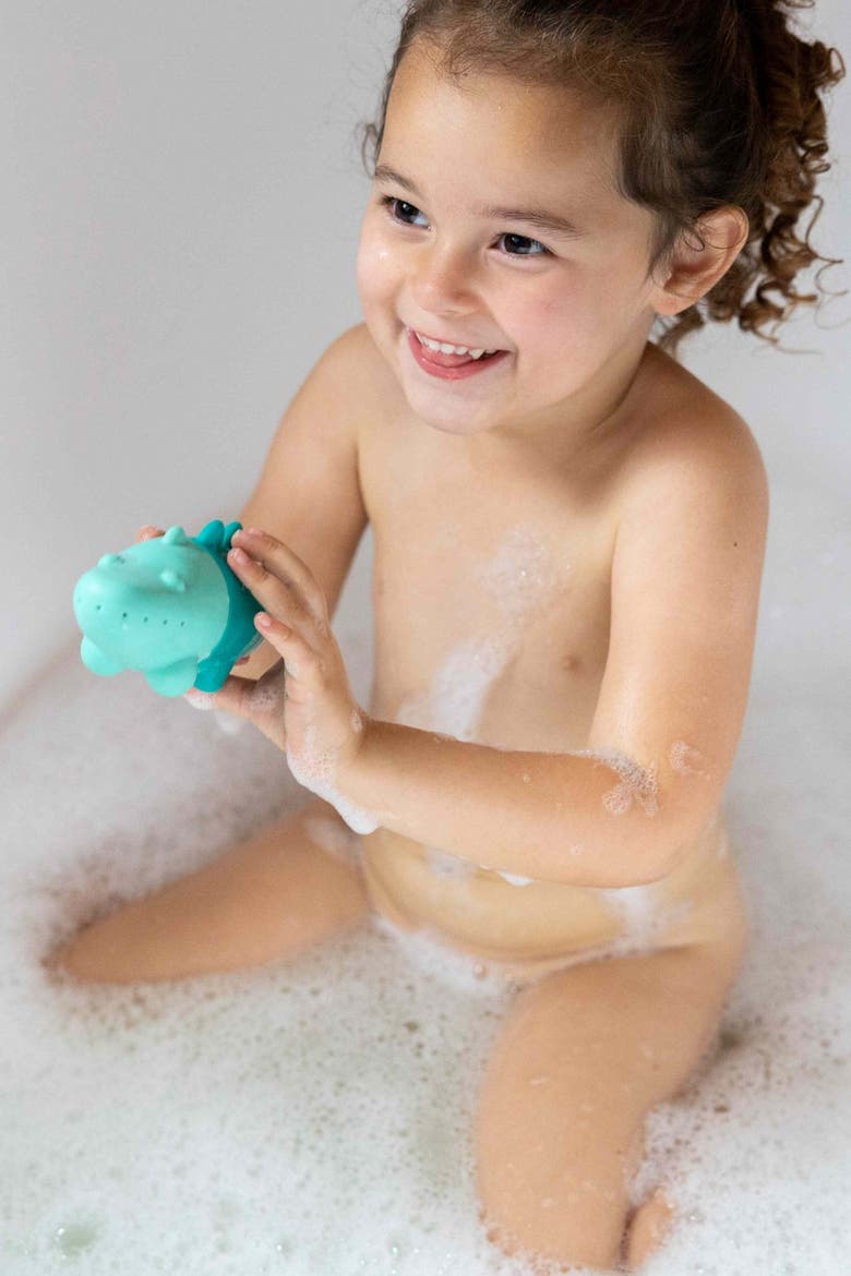 Squeezi Croco Kids Bath Toy, Soft Squeeze Water Play, Alternate, color, Multi