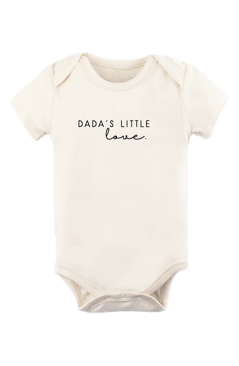 Tenth & Pine Dada's Little Love Organic Cotton Bodysuit, Main, color, 