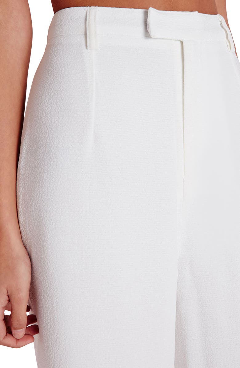 Missguided High Waist Wide Leg Crepe Trousers, Alternate, color, 