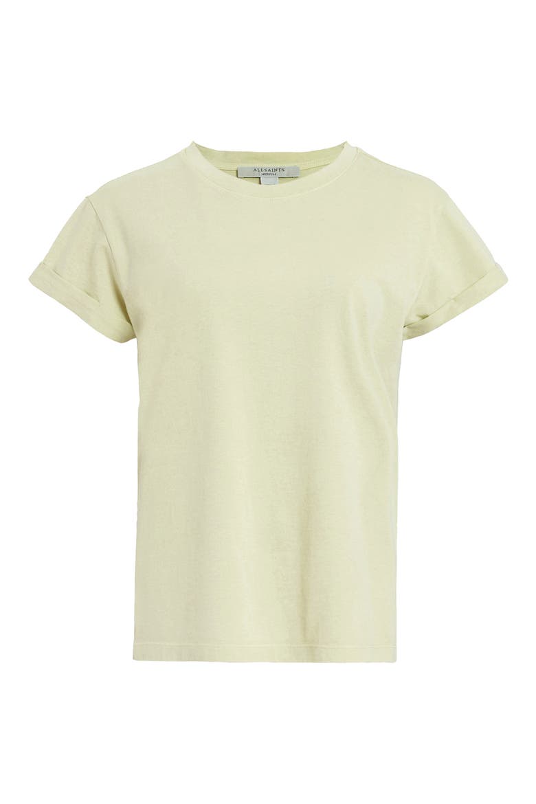 Anna Cotton T-Shirt, Alternate, color, EARTH GREEN