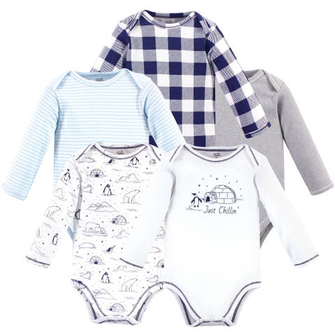 Organic Cotton Long-Sleeve Bodysuits