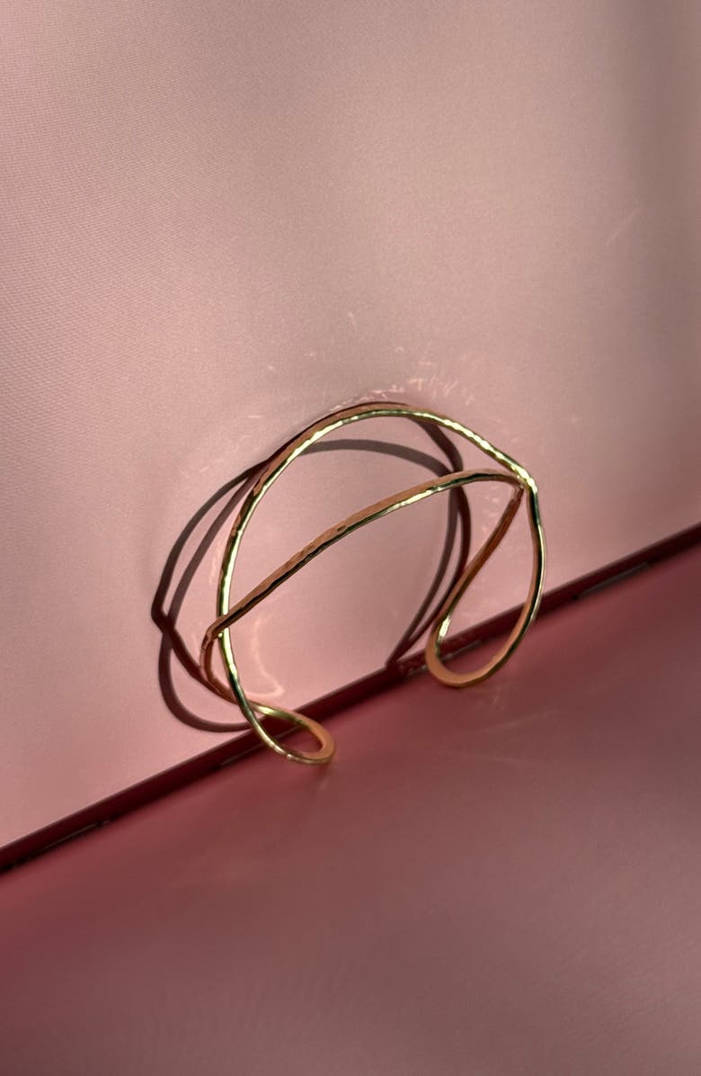 ALBISIA DNA Cuff, Alternate, color, 14K Yellow Gold