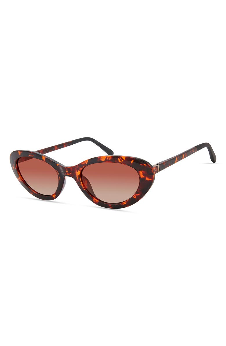 Eco Jilin 50mm Cat Eye Sunglasses, Alternate, color,