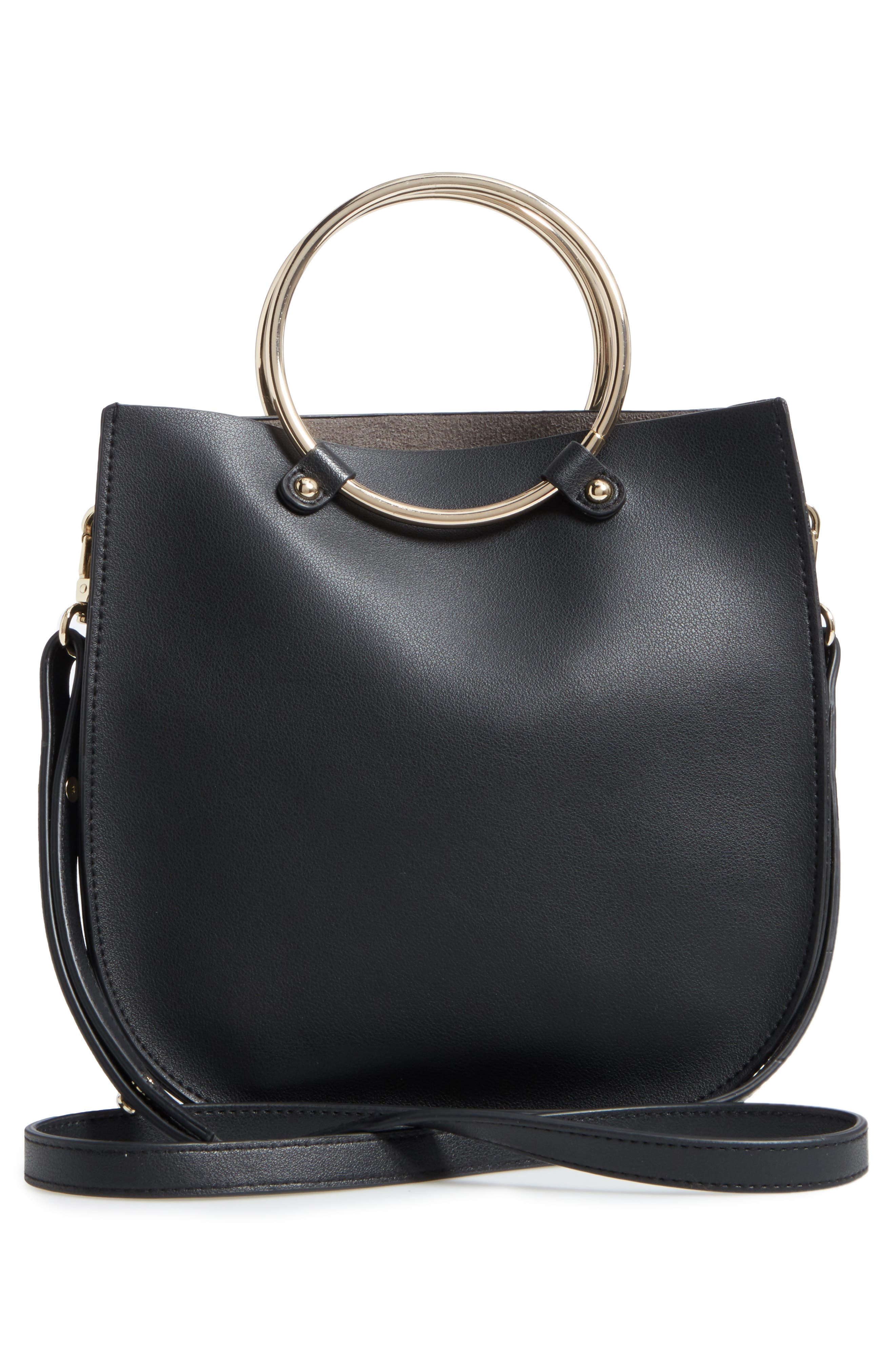 BP. Metal Ring Crossbody Bag, Alternate, color, 