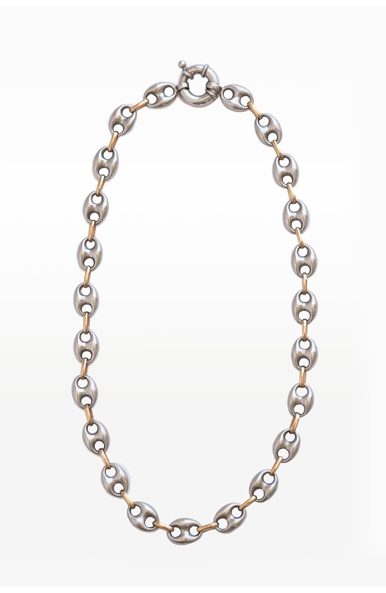 67jewelry Lekker Necklace II, Main, color, Silver- Gold