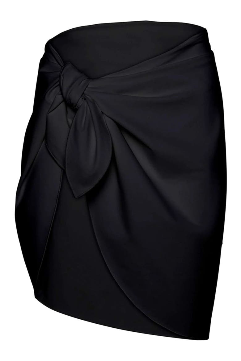DreamSculpt Swim Sarong, Alternate, color, Caviar