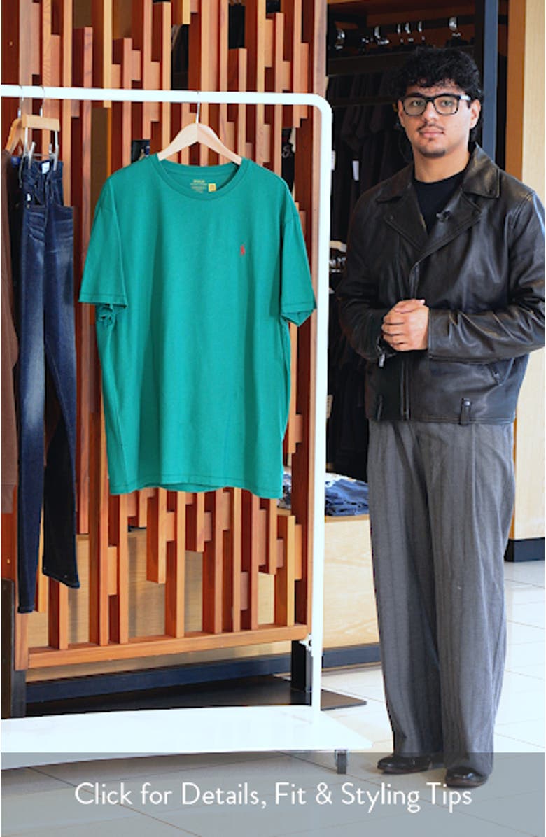 Classic Fit Jersey Crewneck T-Shirt, sales video thumbnail