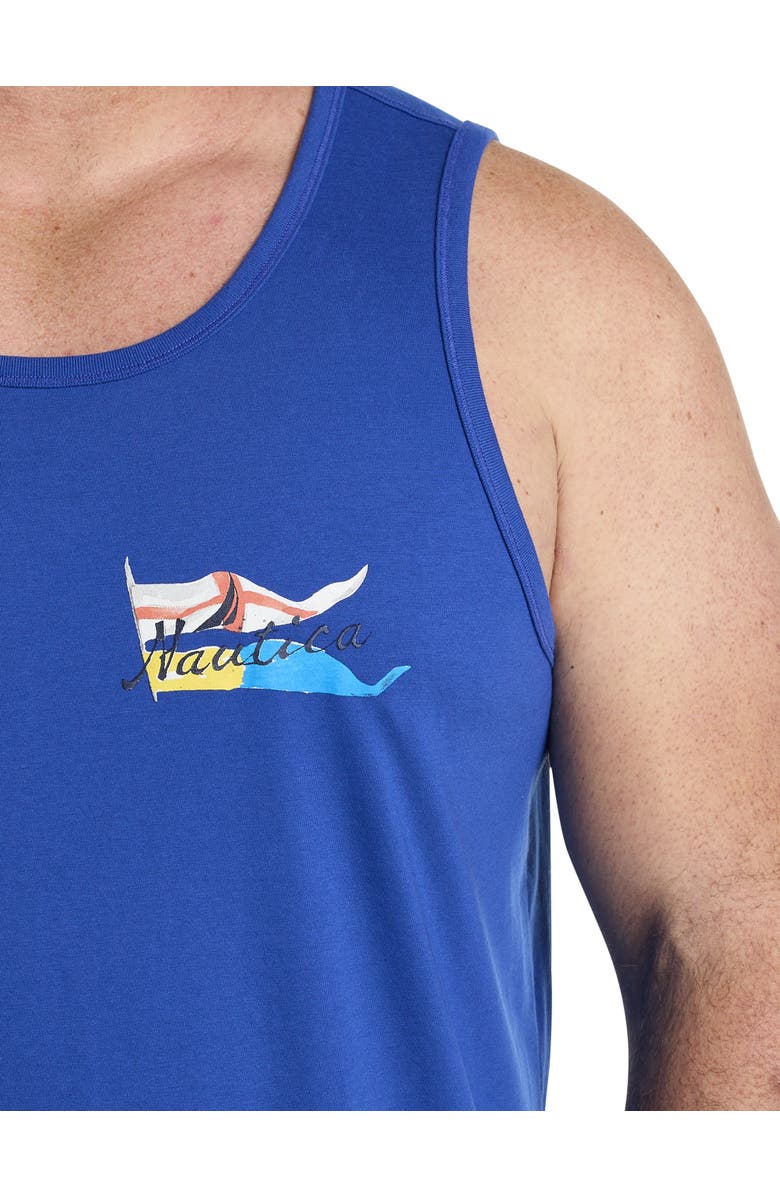 Nautica Big & Tall Flags Sleeveless T-Shirt, Alternate, color,