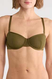 CUUP The Balconette Underwire Mesh Bra