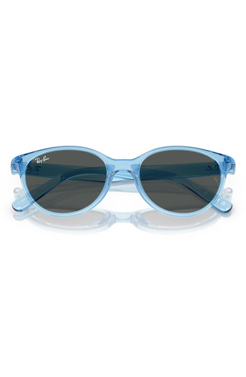 Ray Ban Ray-ban Kids' 45mm Oval Sunglasses In Dark Grey