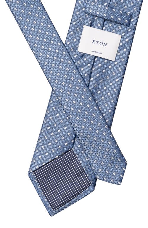 Eton Square Geometric Silk Tie