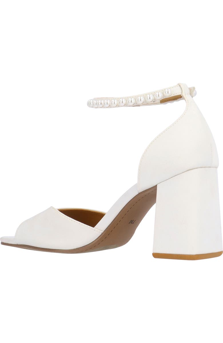 J. Reneé Nerida Ankle Strap Sandal, Alternate, color, White