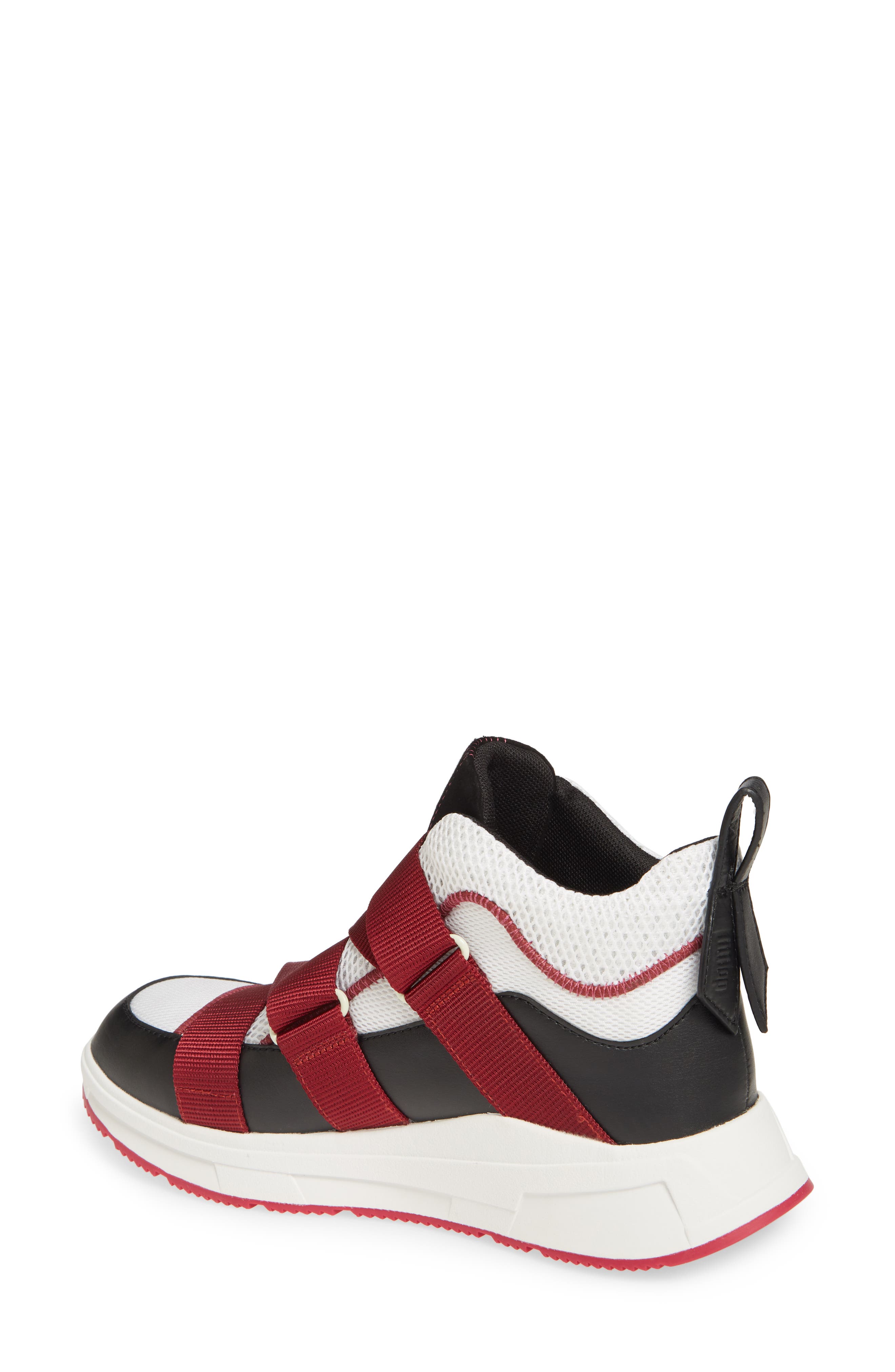 Andrea Z-Strap Sneaker, Alternate, color, FUCHSIA/ CREAM/ BLACK