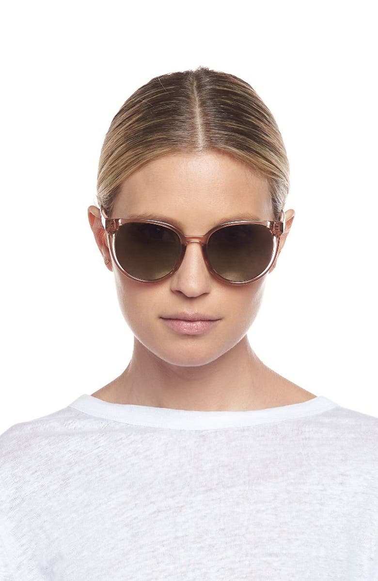 Le Specs Armada 54mm Mirrored Cat Eye Sunglasses, Alternate, color,