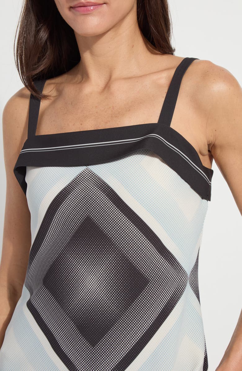 Lysse Ananda Printed Tank Top, Alternate, color, Halftone Scarf