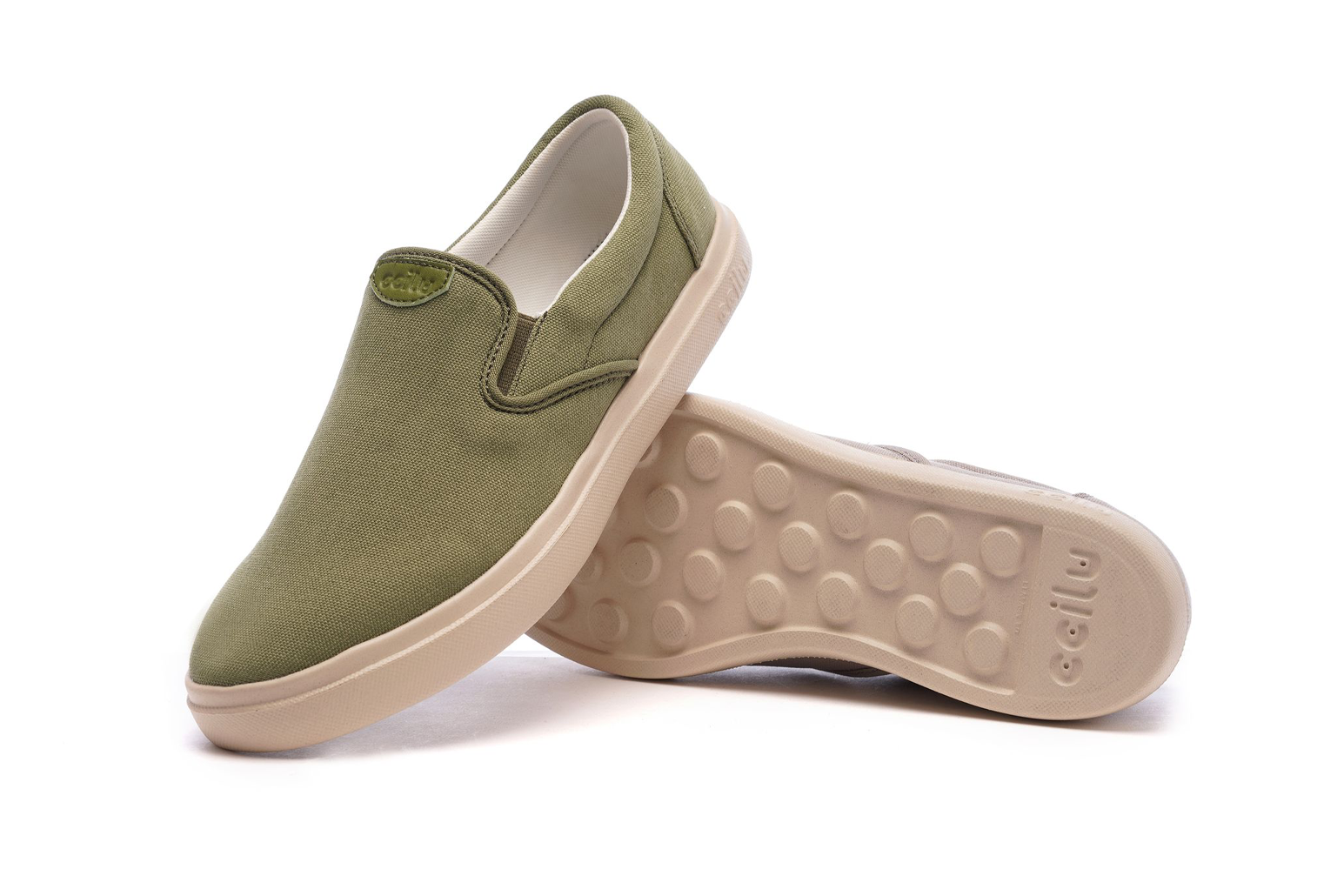 XpreSole Cody Waterproof Slip-On Sneaker, Alternate, color, Olive
