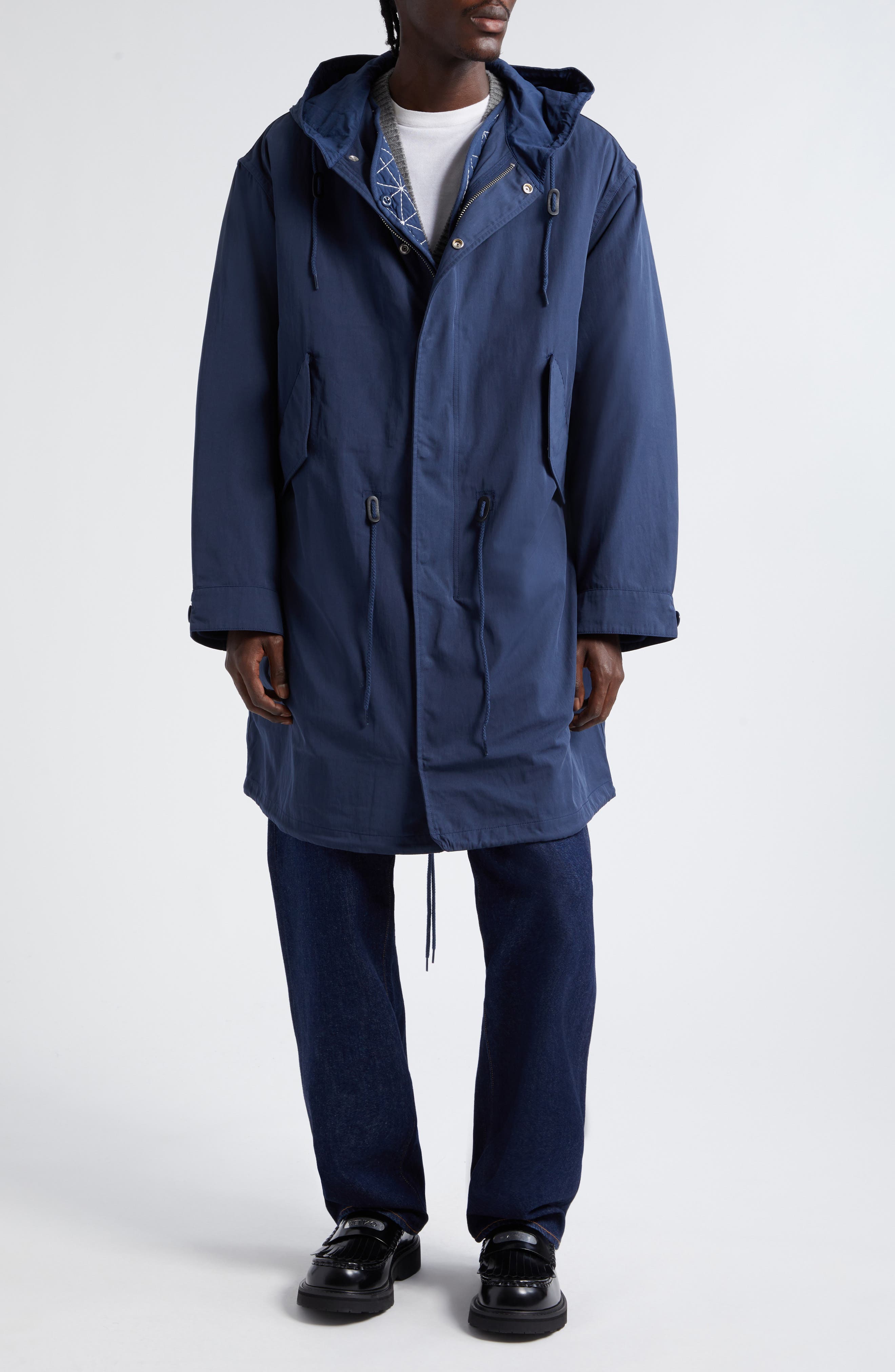 KENZO Target Logo Waterproof 3-in-1 Parka (Men) | Nordstrom