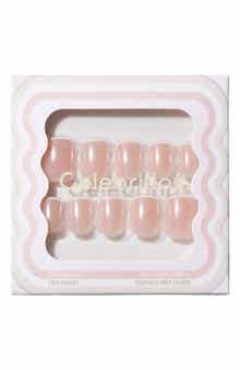 Micro French Glaze Extra Short Square Press-On Nails