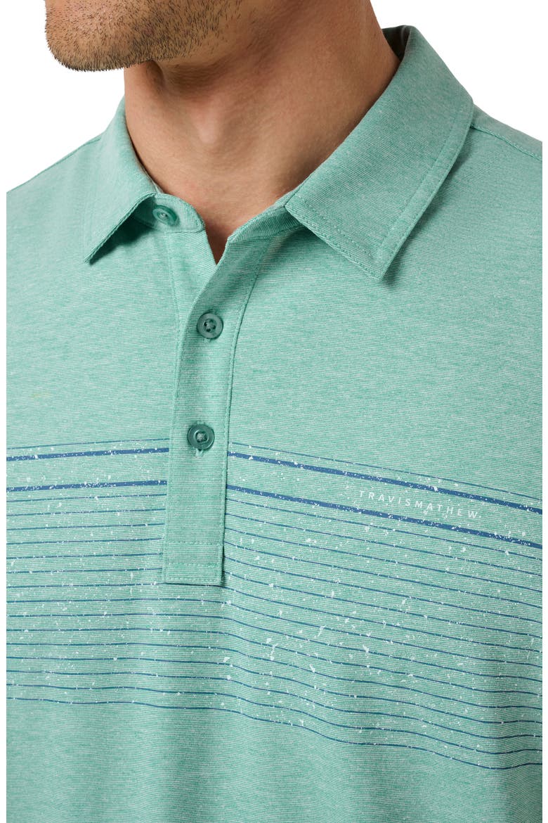 Performance Jersey Polo, Alternate, color, HEATHER BRIGHT AQUA