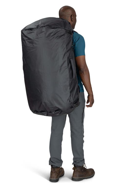 Osprey Transporter 150-liter Duffle Luggage In Raven Black/black