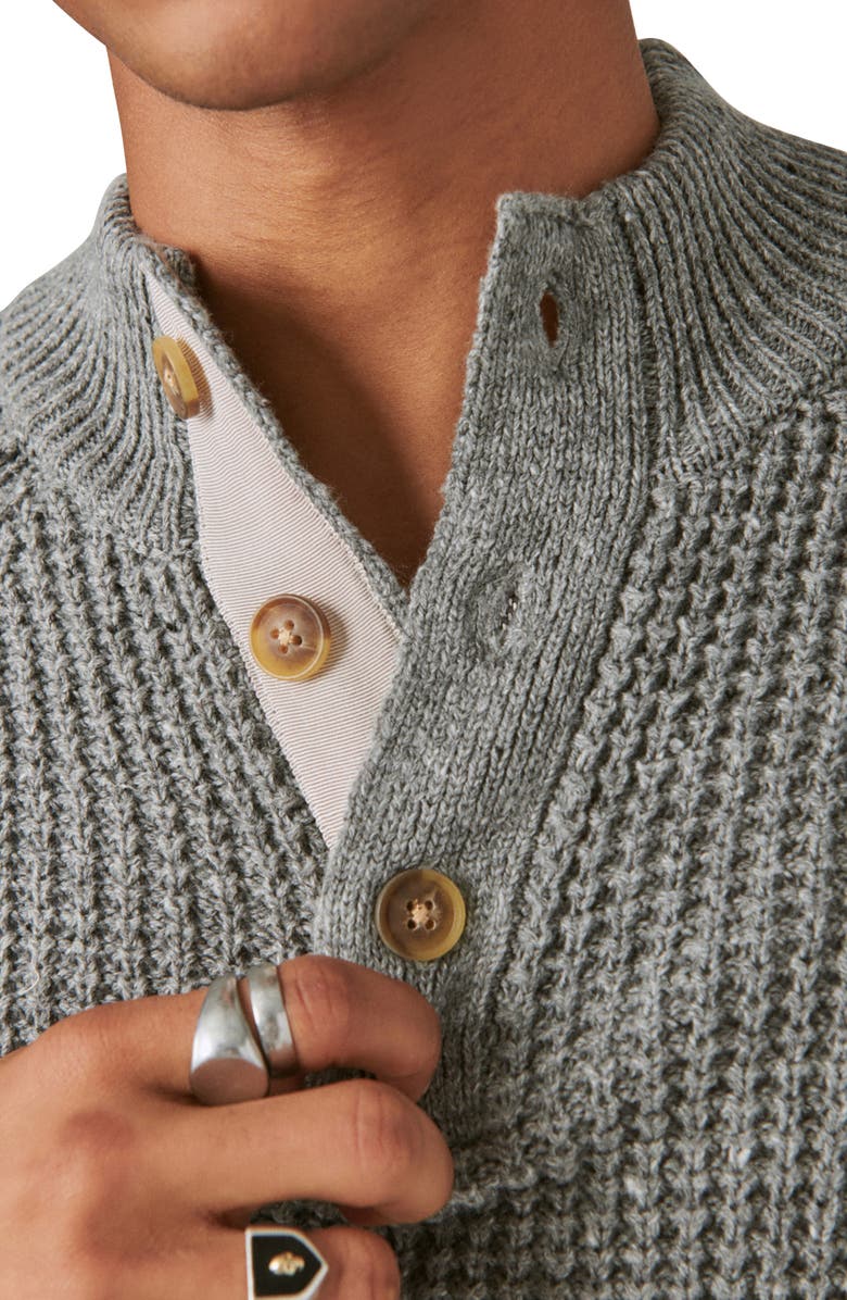 Lucky Brand Nep Cotton Blend Sweater, Alternate, color, 