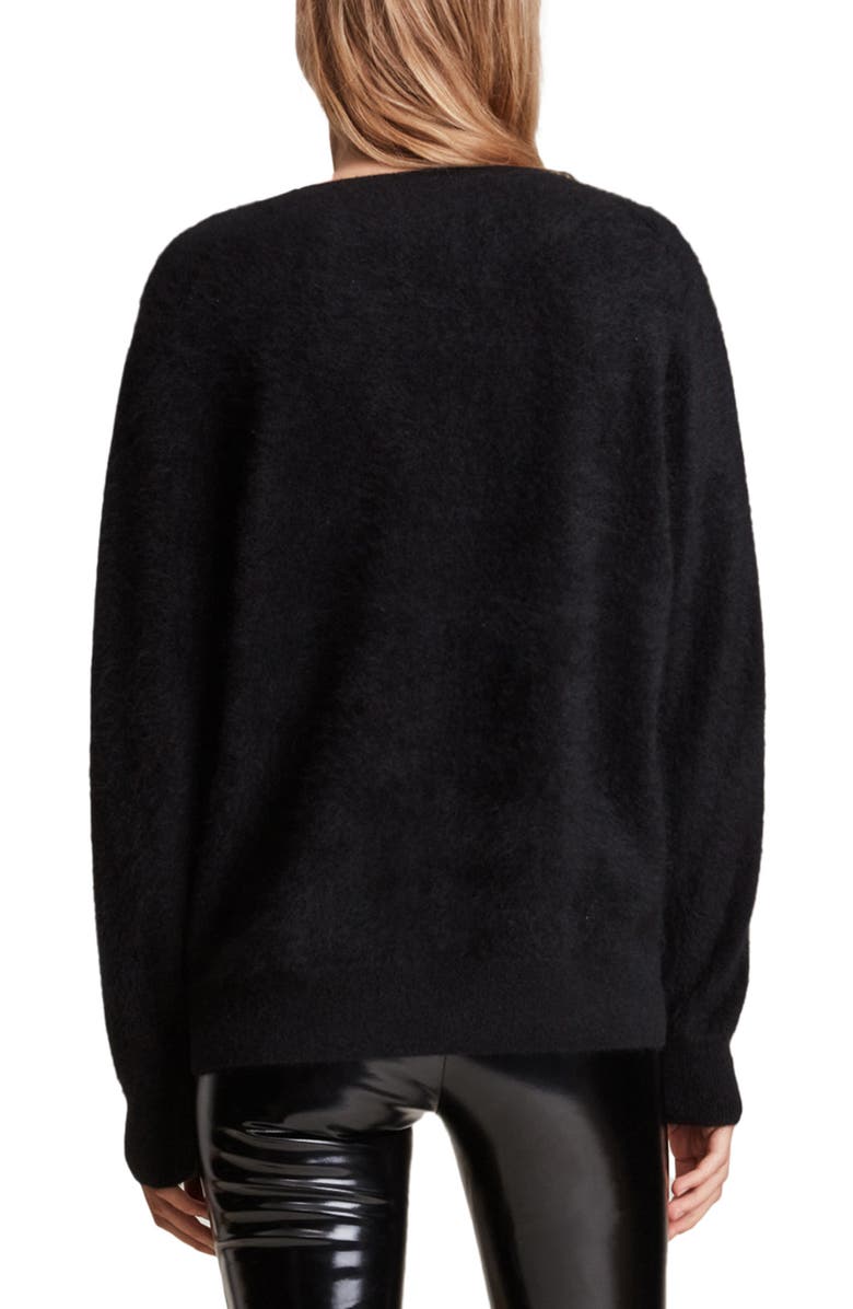 AllSaints Sylvie Cashmere Crew Neck Sweater, Alternate, color,
