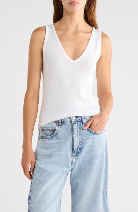 The Knit V-Neck Tank