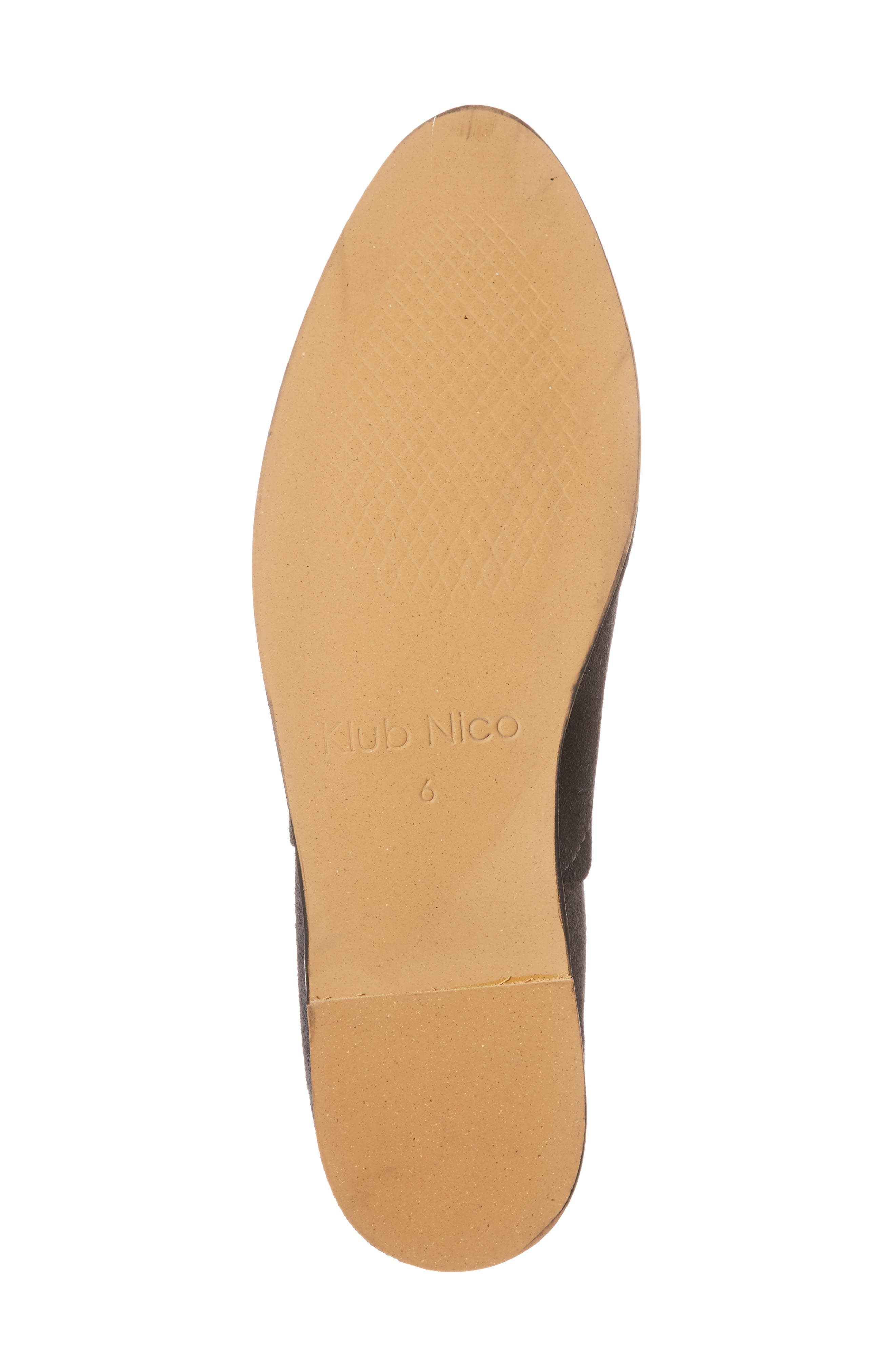 Georgette d'Orsay Flat, Alternate, color, INK SUEDE