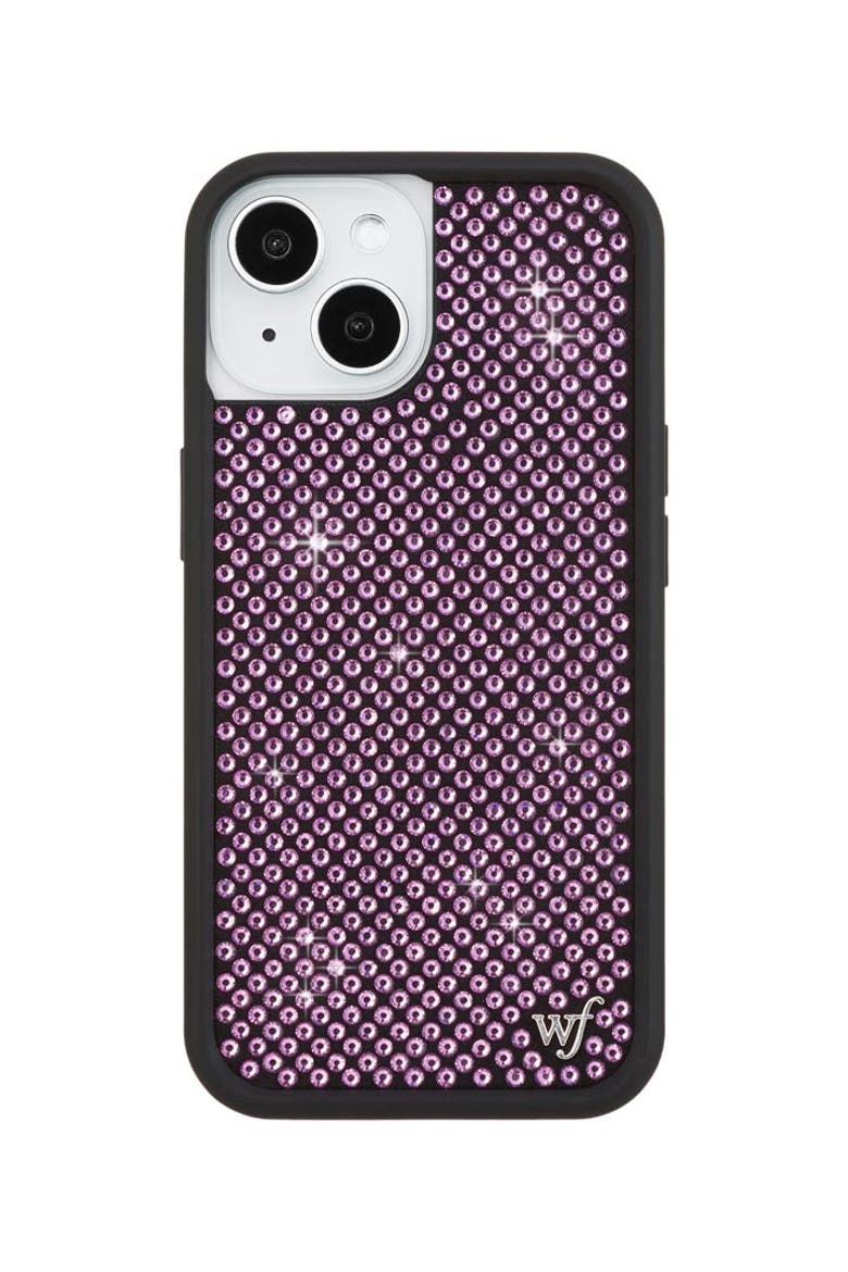 Pink Rhinestone iPhone Case, Alternate, color, Pink
