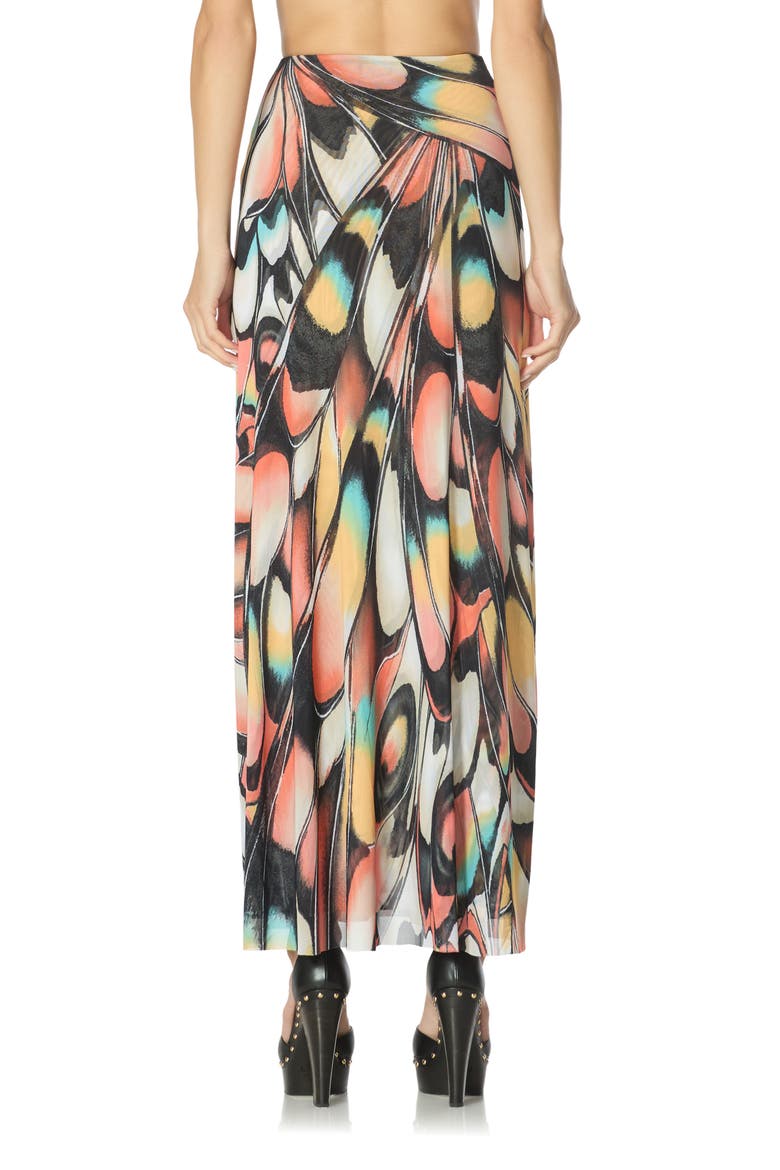 Sera Ankle Length Skirt, Alternate, color, BRANDY BUTTERFLY