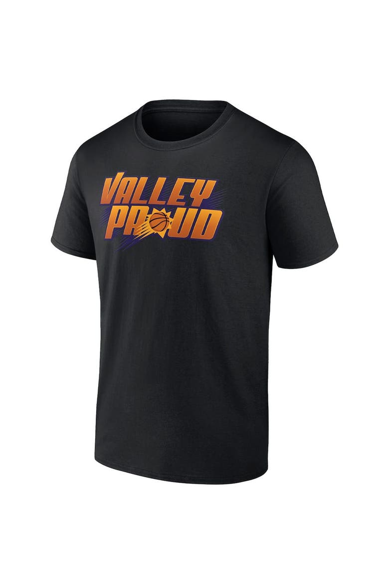 Men's Fanatics Branded Black Phoenix Suns Valley Proud Hometown Collection T-Shirt, Alternate, color, Black