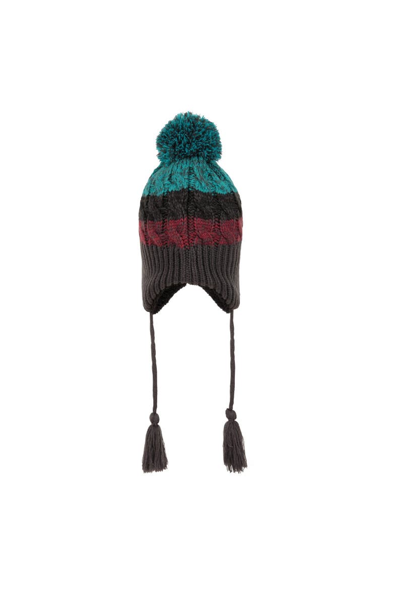 Colour Block Fleece Lined Trapper Hat, Alternate, color, Gray