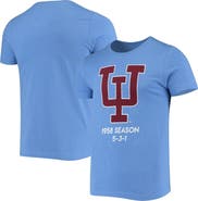 HOMEFIELD Men's Homefield Heathered Light Blue Indiana Hoosiers Vintage 1958 IU Uniform T-Shirt
