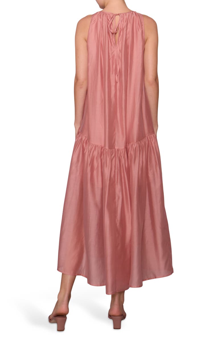 MELLODAY Pocket Tent Dress, Alternate, color, Dusty Rose