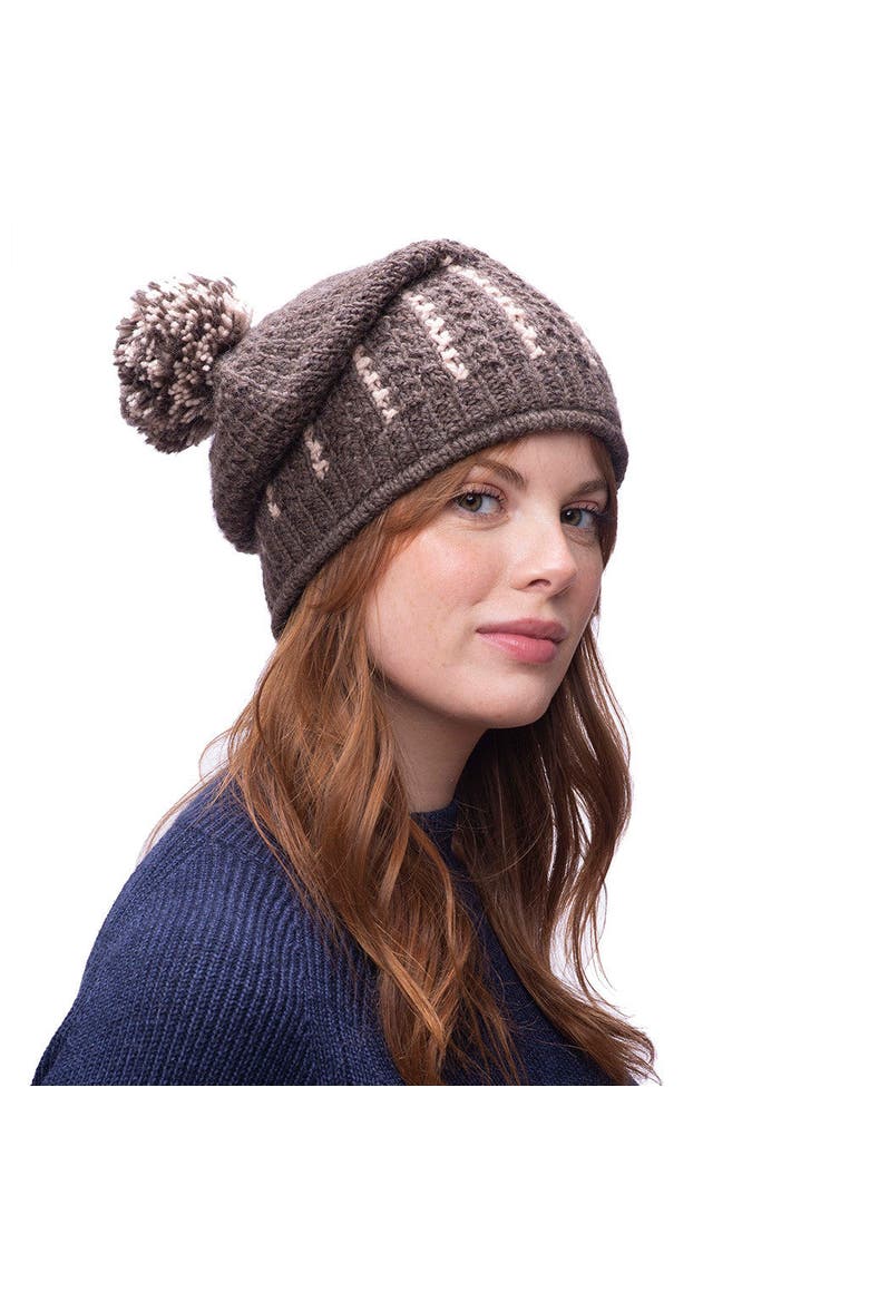Hand Knit Ferry slouch Hat, Alternate, color, Charcoal