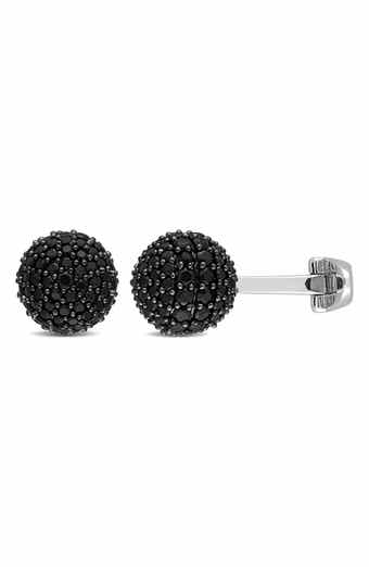 Black Spinel Cuff Links