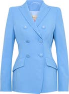 Maison Common Cool Wool Double Breasted Blazer