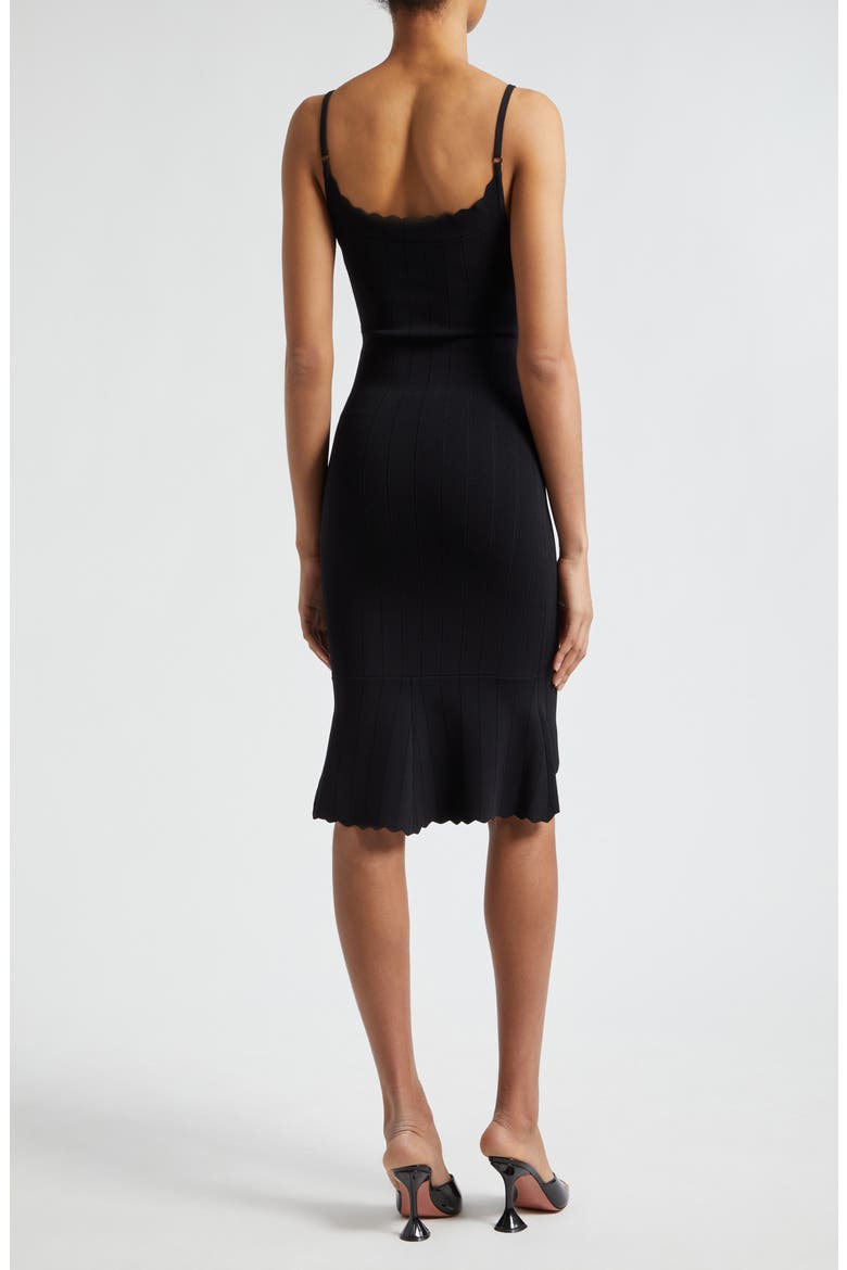 Asa High-Low Cocktail Sweater Dress, Alternate, color, BLACK