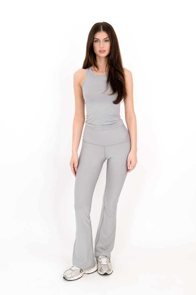 The Core Flare Legging, Alternate, color, gray