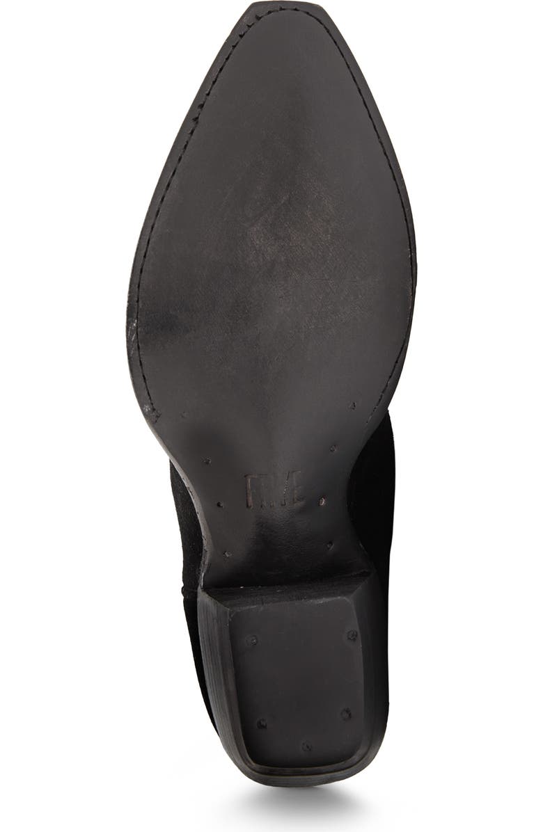 Frye Sacha Stud Western Boot, Alternate, color, Blac