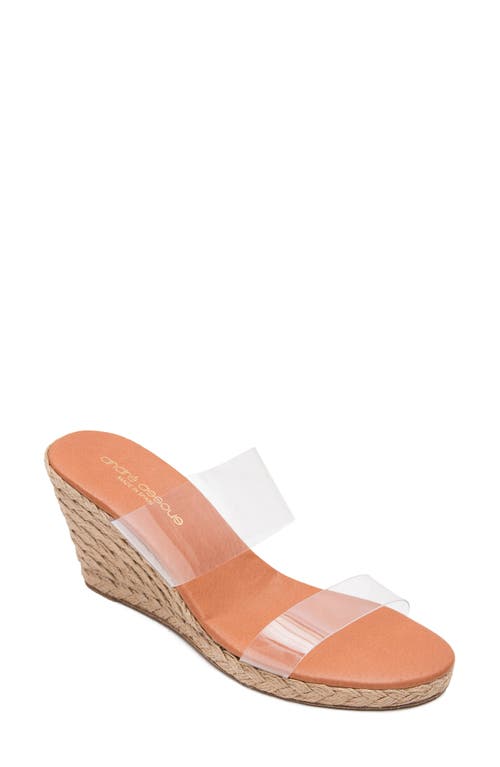 André Assous Anfisa Espadrille Wedge Sandal in Clear  product