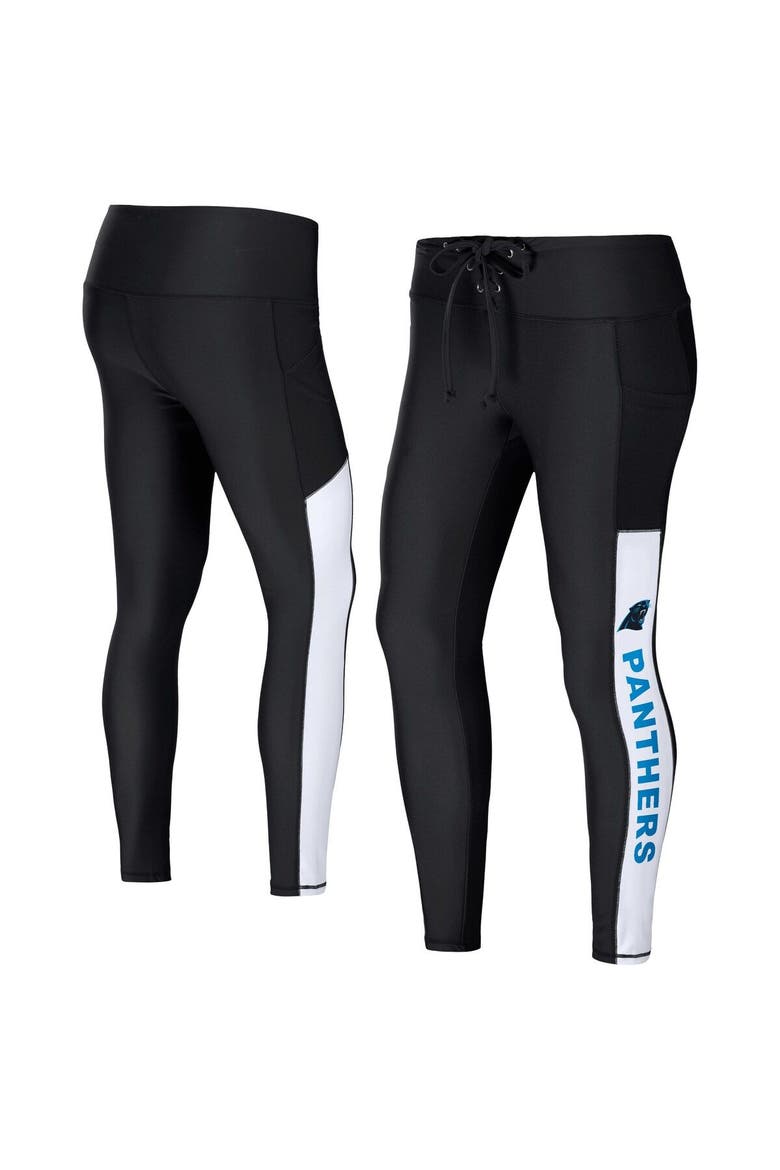 Women's WEAR by Erin Andrews Black Carolina Panthers Leggings, Main, color, Black