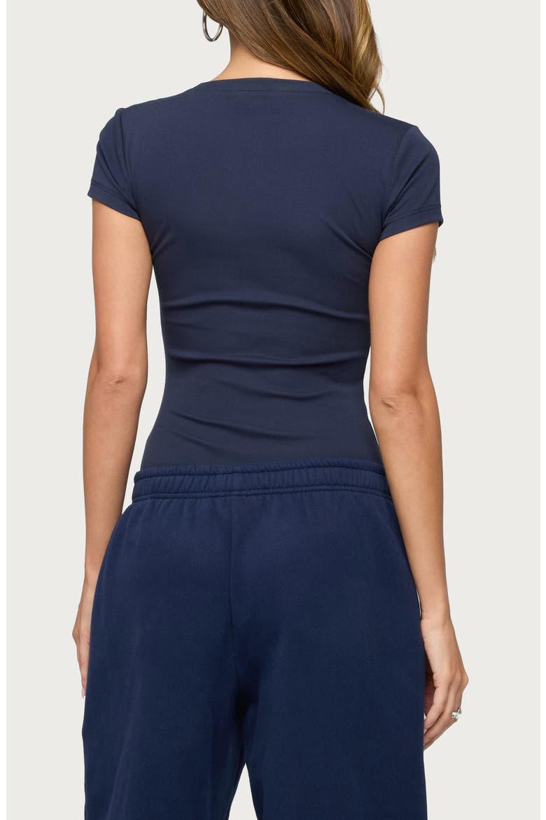 Adley Fitted Bodysuit, Alternate, color, NAVY