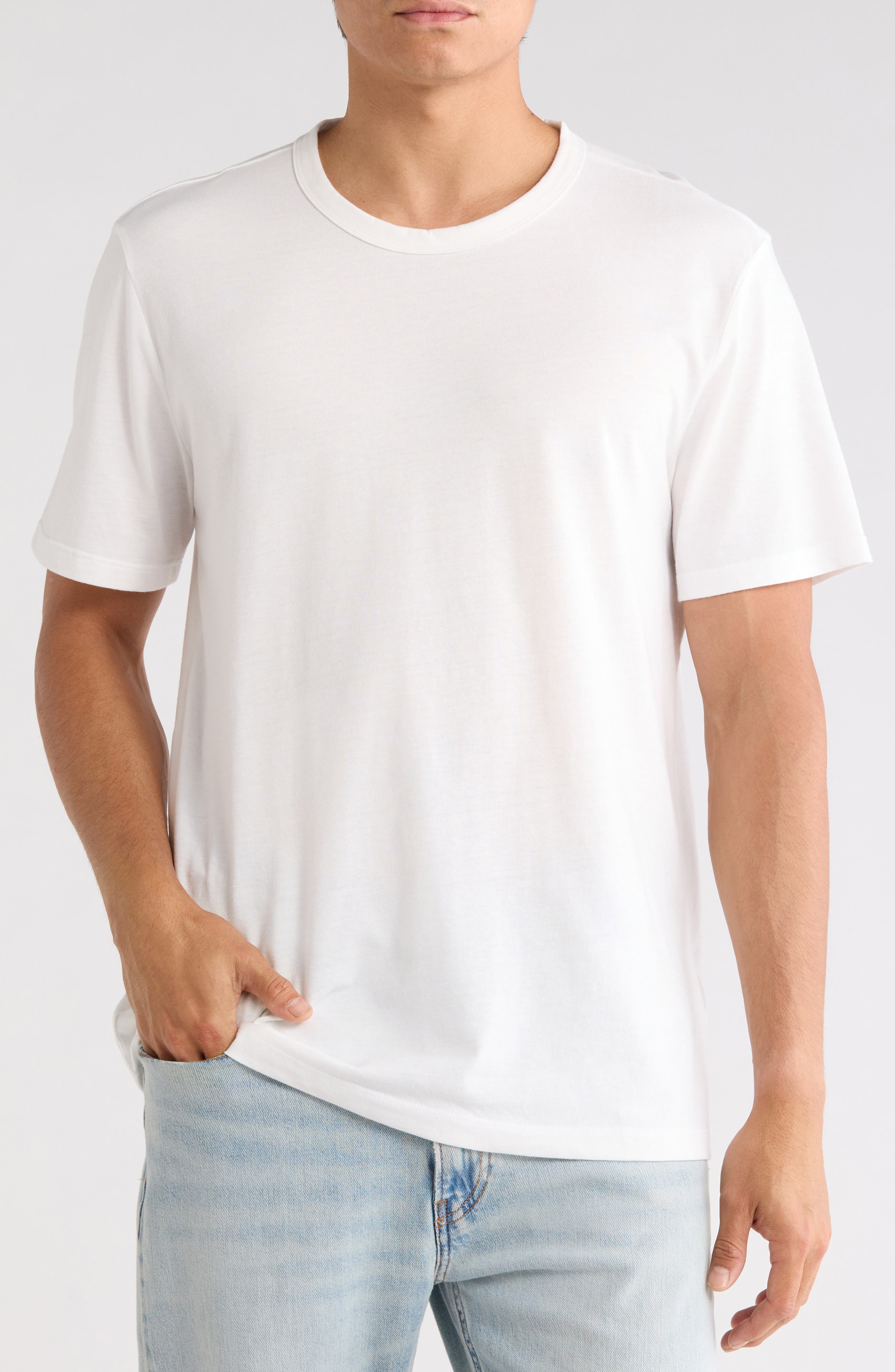 Short Sleeve Crewneck Cotton T-Shirt