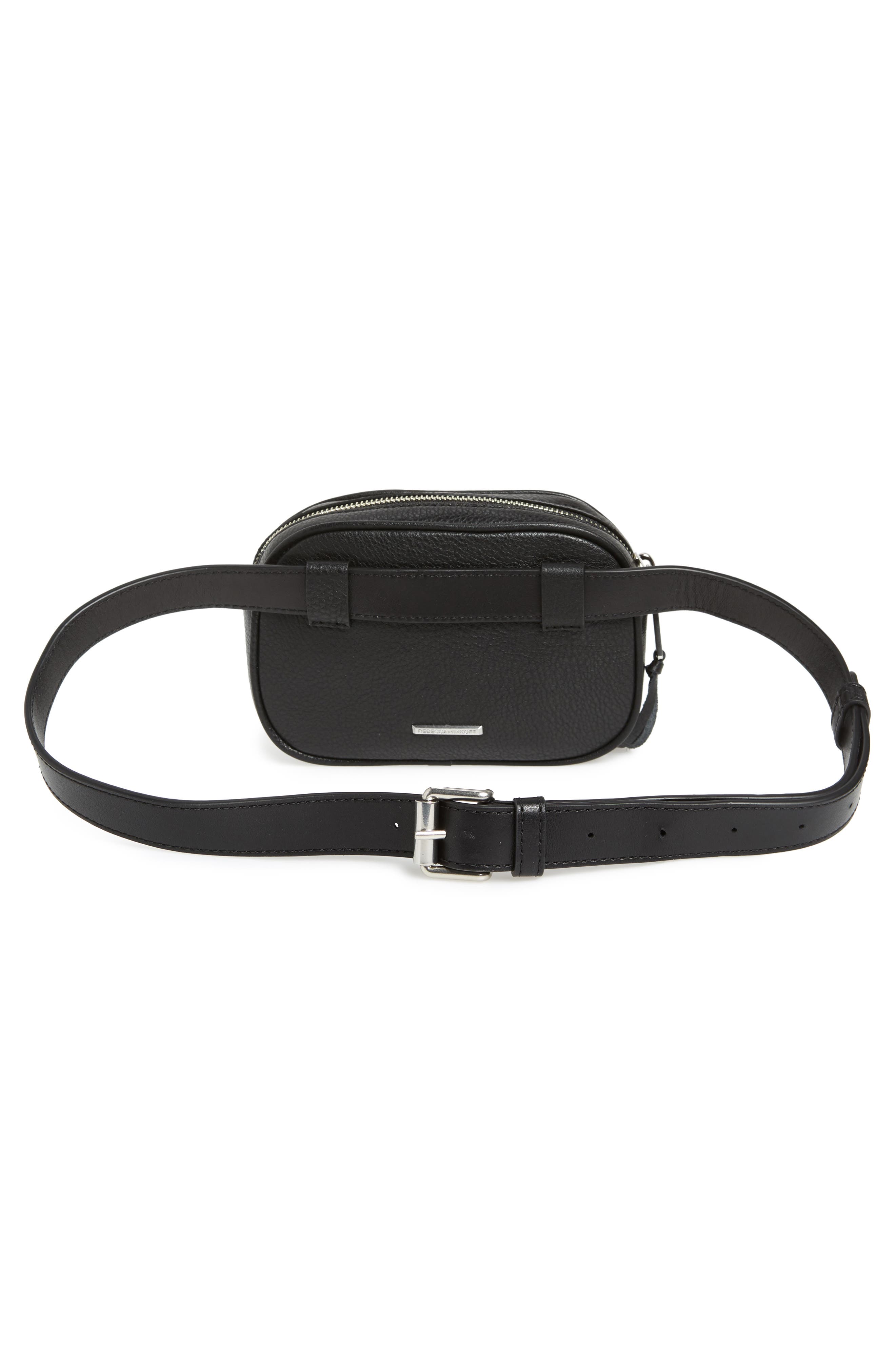 Rebecca Minkoff Blythe Leather Belt Bag, Alternate, color, 