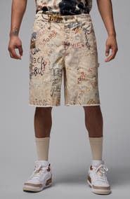 Jordan Print Cotton Twill Shorts