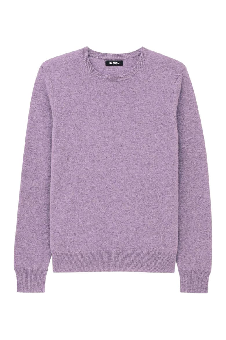 The Original Cashmere Sweater, Alternate, color, Heathered Purple