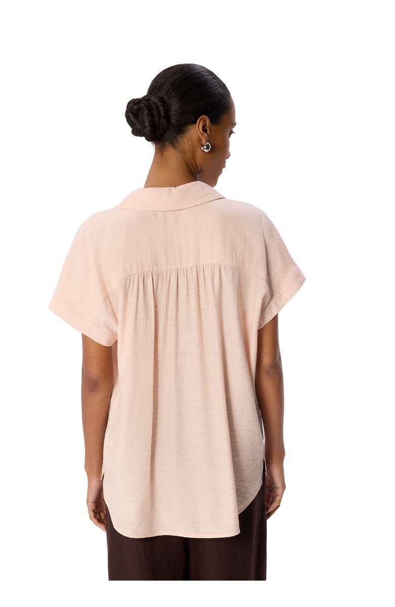 Whistles Nicola Textured Shirt, Alternate, color, Pale Pink